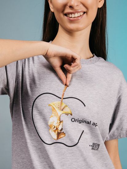 Serdyukov футболка Apple одежда унисекс стиль принт качество