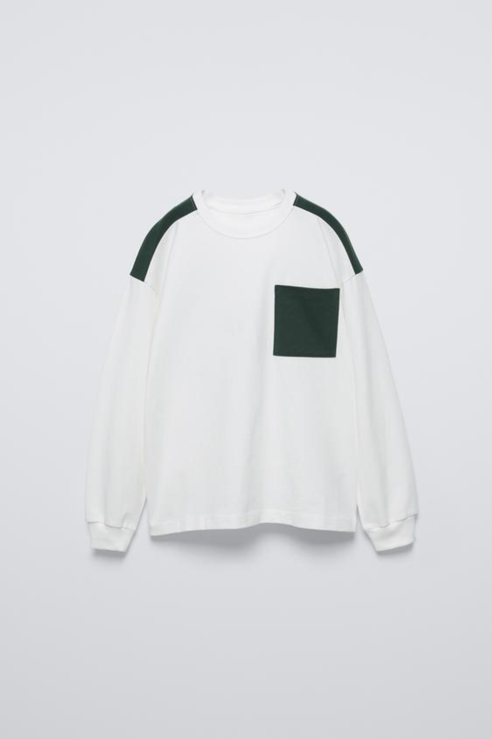 ZARA ПИЖАМА С ПРИНТОМ «ГОРЫ», ЗЕЛЕНЫЙ