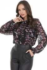 Блуза Волшебный шифон (блэк) Diolche