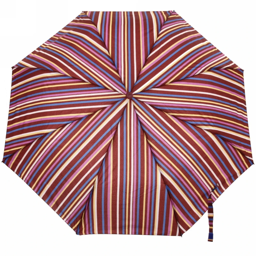 Зонт женский полуавтомат «Ultramarine- Артемида», микс 6 цветов, 8 спиц, d-100см, длина в слож. виде 28см, голубые цветы