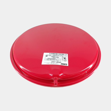 Расш. бак ZILMET 8л. 3/4" d=387mm, H=100mm (красный)