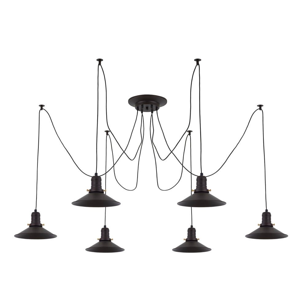 Citilux Эдисон CL451062 Люстра паук Венге