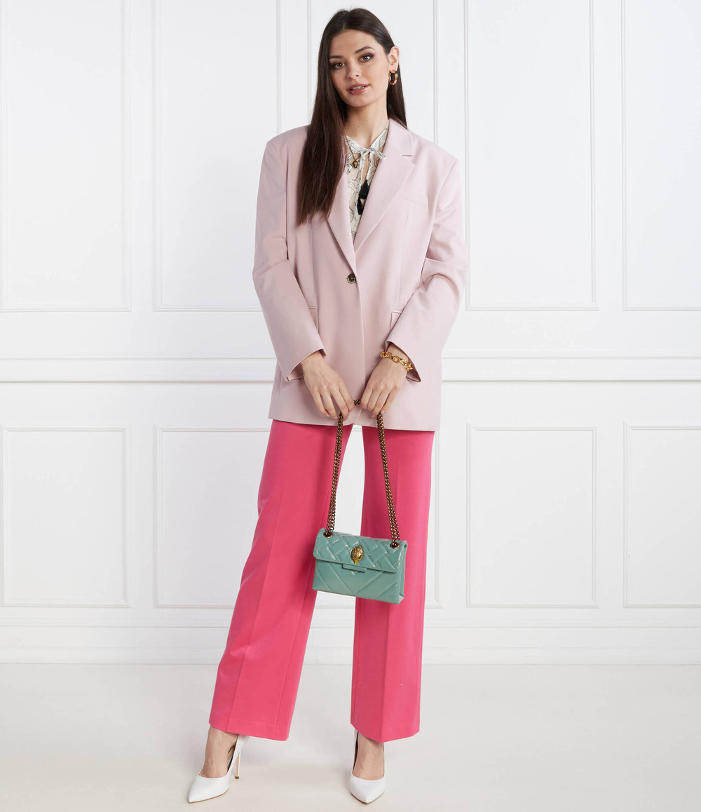 Кожаная сумка через плечо MINI KENSINGTON Kurt Geiger - голубой(846382109)