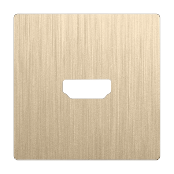 Накладка Werkel для розетки HDMI шампань рифленый WL10-HDMI-CP 4690389128332