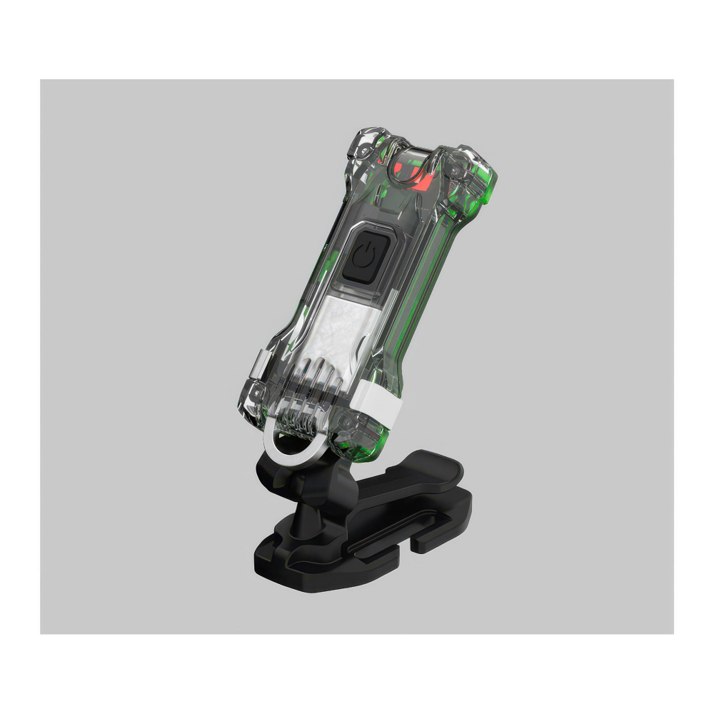 Мультифонарь Armytek Zippy Extended Set WR (Green Jade) — широкий угол засветки 110° для белого и красного света.