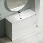 Тумба с раковиной Sancos Libra Floor 120 LB120F-1W белая