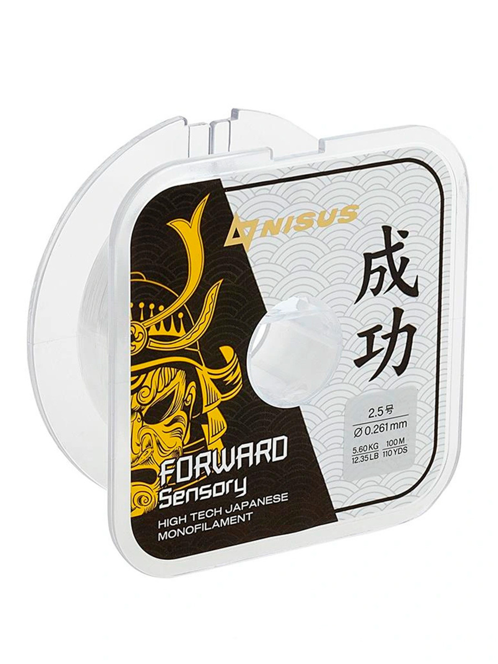 Леска для рыбалки Nisus FORWARD Sensory Nylon Transparent 0,261mm/100m (N-FS-0261-100)