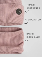 Шапка и снуд для девочки на осень