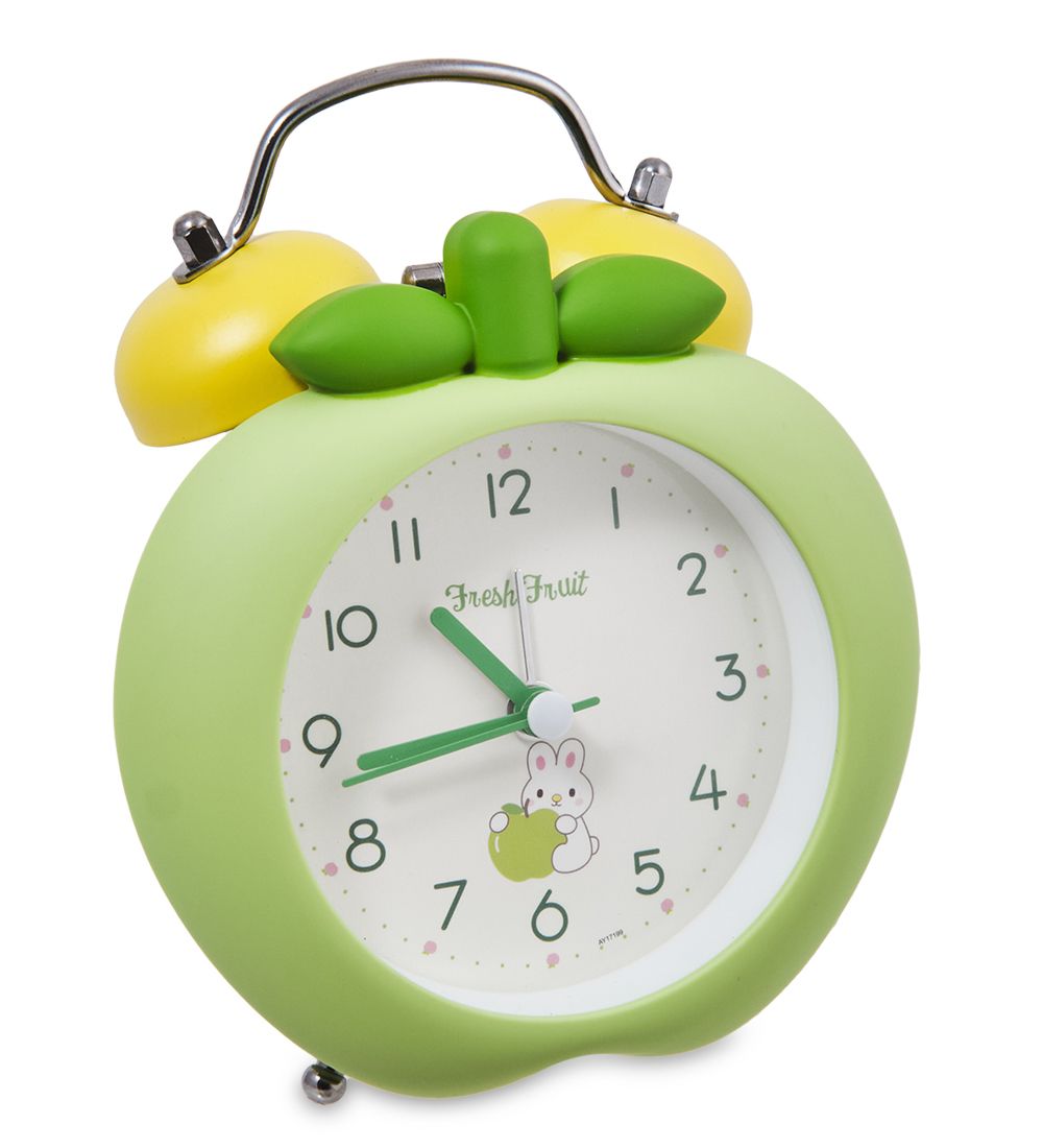 GAEM Art CL-67/1 Будильник «Яблоко» салатовый