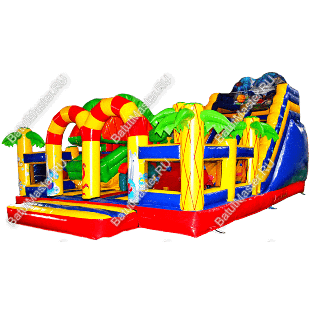 Надувной батут "Тропикана мини", 8.5*6.5*5 м