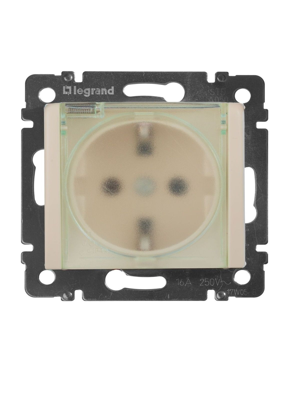 Legrand розетка 4120 с рамкой 2 с/к