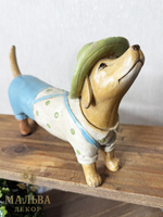 Статуэтка декоративная "Собака Такса" 29x8xH17,5 см от CAMPO Home & Garden