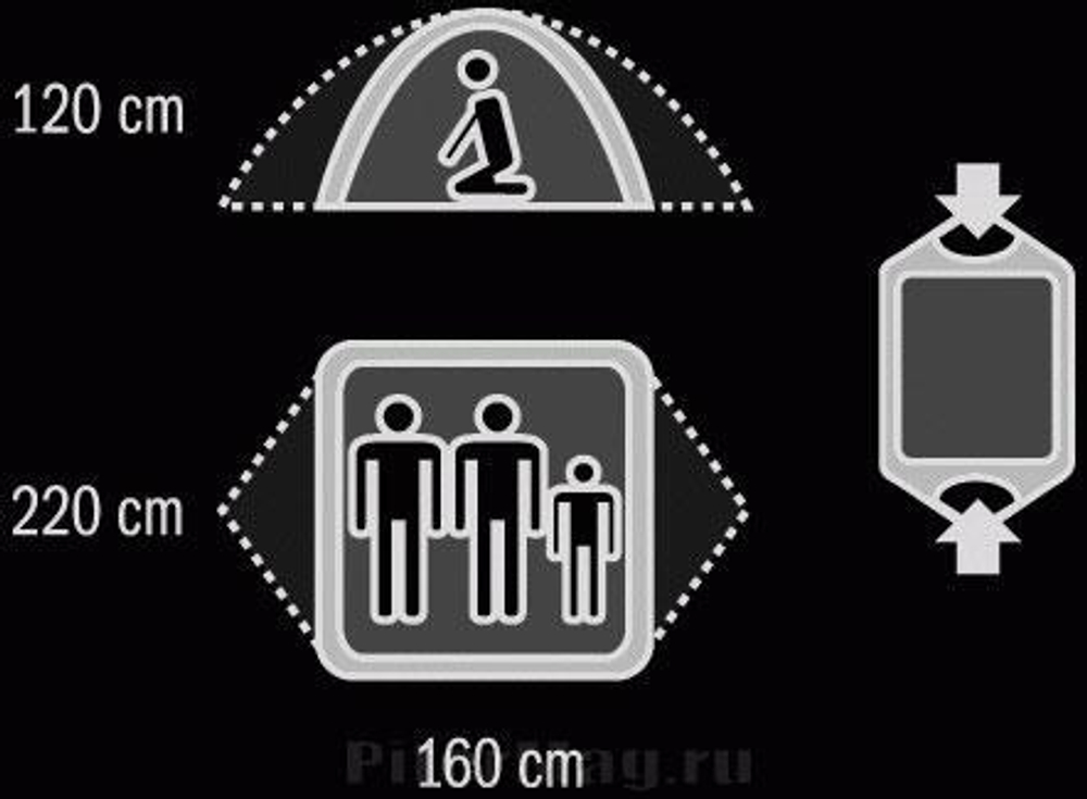 Палатка Husky Buster 2-3