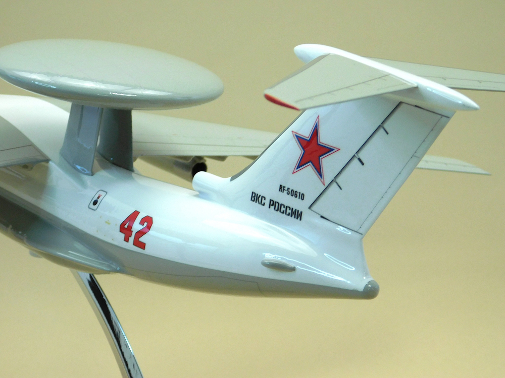 Модель самолета А-50 (М1:100, ВКС России, RF-50610,42 )