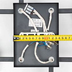 Citilux Вирта CL139165 Люстра потолочная Чёрная Матовая