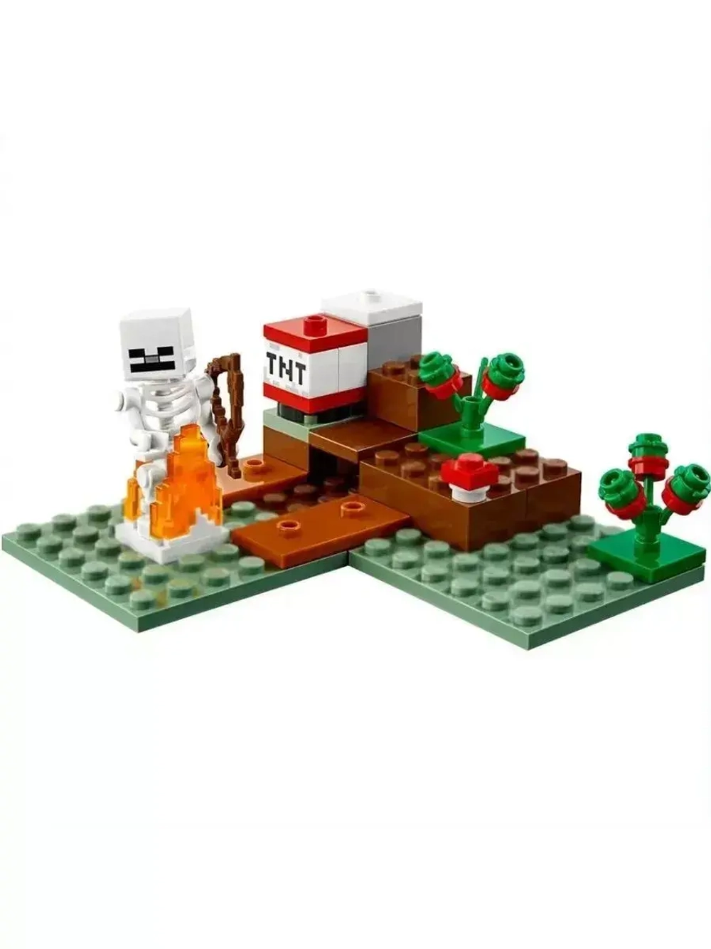 Конструктор Майнкрафт Приключения в тайге 74 детали