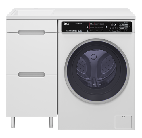 Тумба под раковину Misty Байкал 40 под стиральную машину