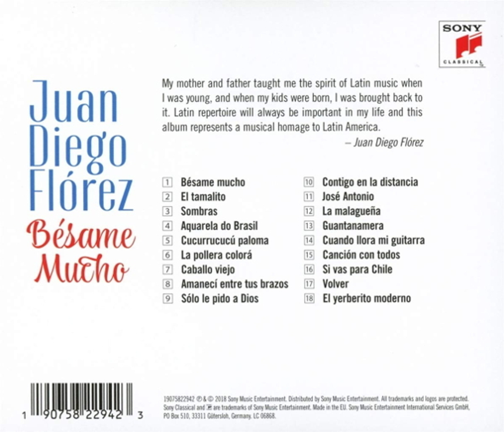 Juan Diego Florez / Besame Mucho (CD)