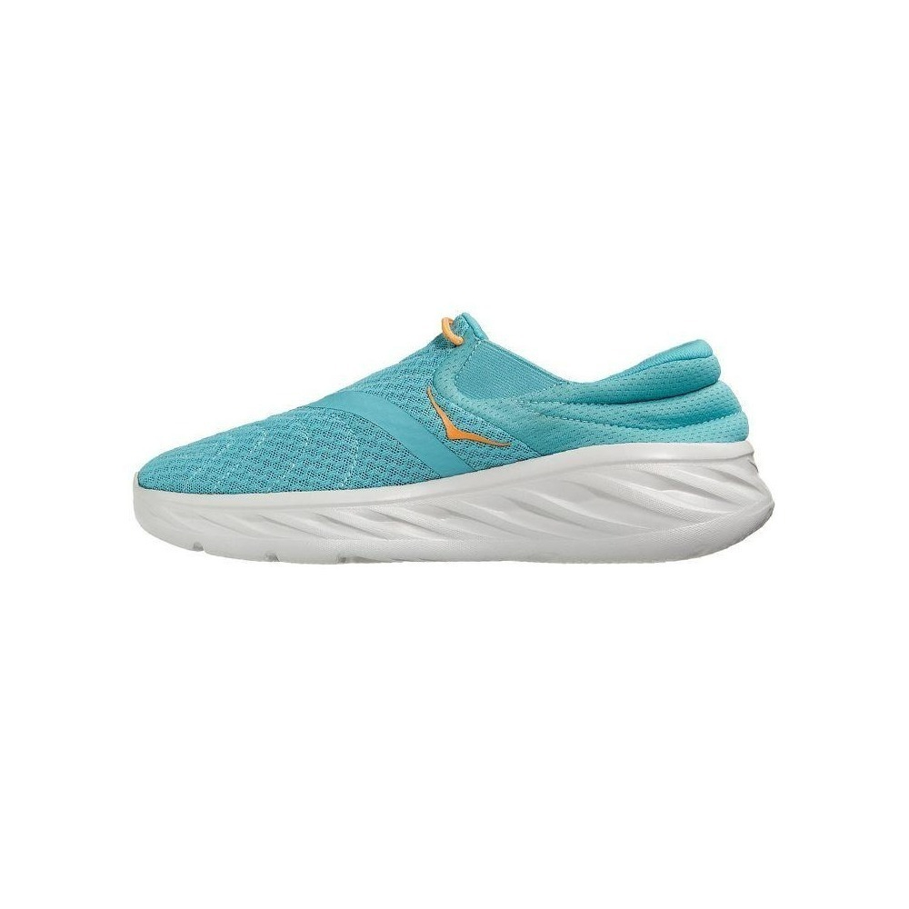 Кроссовки мужские HOKA M ORA RECOVERY SHOE 2 Aquarelle / Blazing Orange