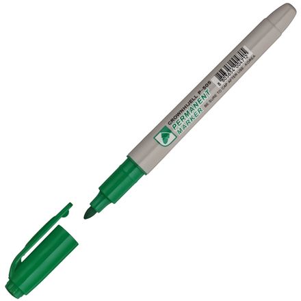Маркер перманентный 1.5мм, Crown, зелёный