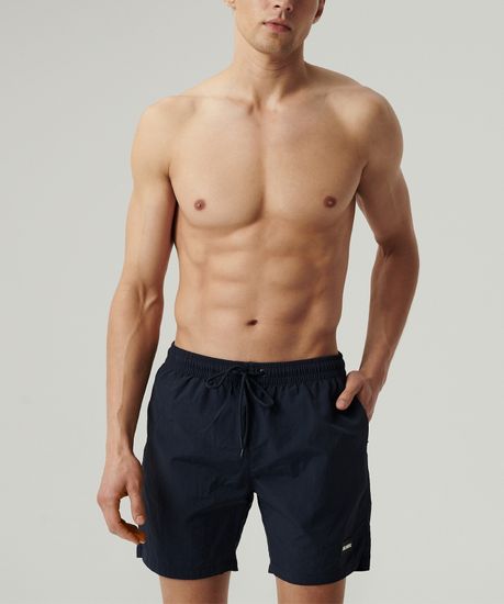 Шорты пляжные мужские (1шт) Atlantic KMB-225, нейлон, темно-синий