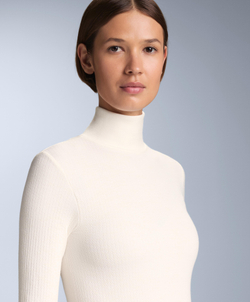 Oysho Бесшовная футболка из мериносовой шерсти, базовый слой, светло-бежевый