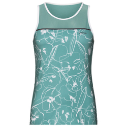 Топ теннисный Head Performance Tank Top W - turquoise/white