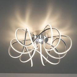 Citilux Мишель CL229161 RGB Люстра светодиодная с пультом Хром