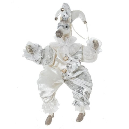 GAEM Игрушка набивная подвес "Лошадь-клоун", L15 W9 H37/24 см