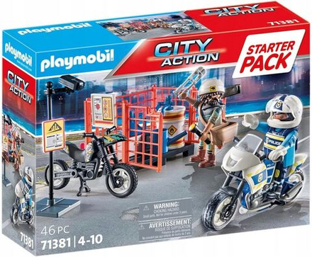 Конструктор Playmobil City Action - Стартовый набор Полиция - Плеймобиль Сити 71381
