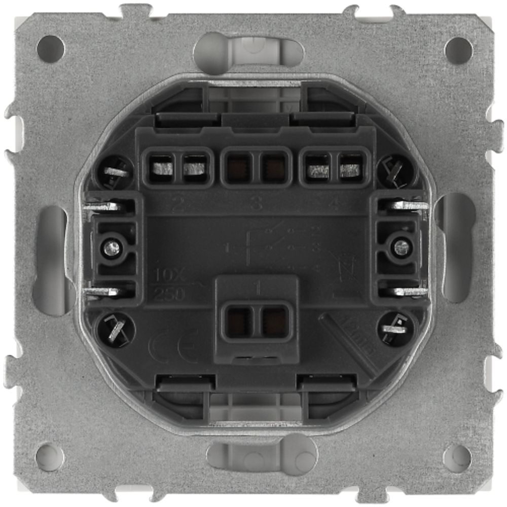 Выключатель ЭРА Galaxy 15-1107-01 тройной 10АХ-250В IP20 белый