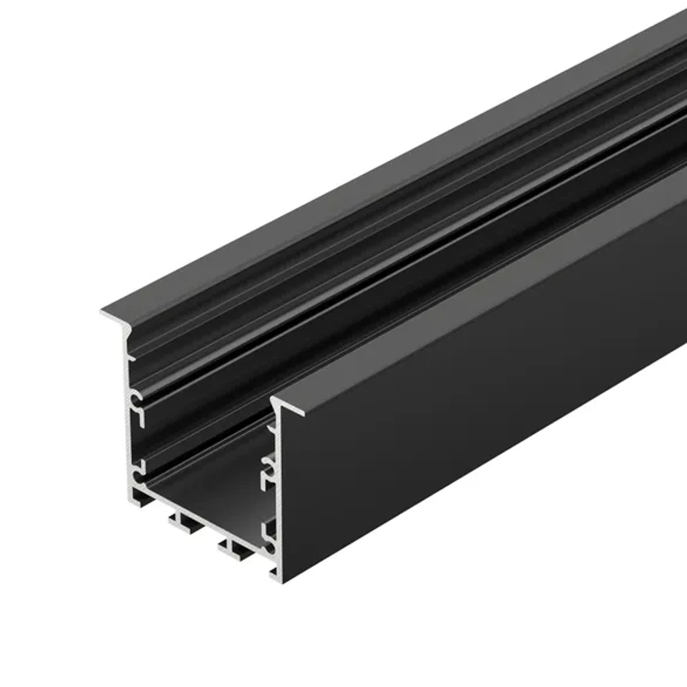 Профиль LINIA49-F-М-2500 BLACK (Arlight, Алюминий) 055395