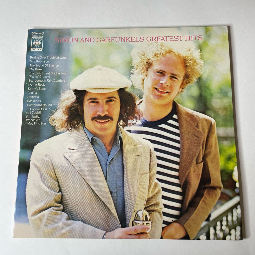 Винтажная виниловая пластинка LP Simon And Garfunkel Greatest Hits (Japan 1973) (No Obi) El Condor Pasa