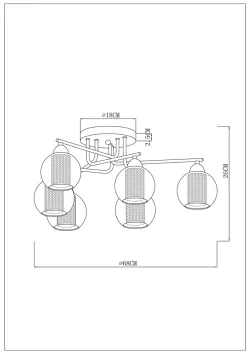 Потолочная люстра Arte Lamp MANCHESTER