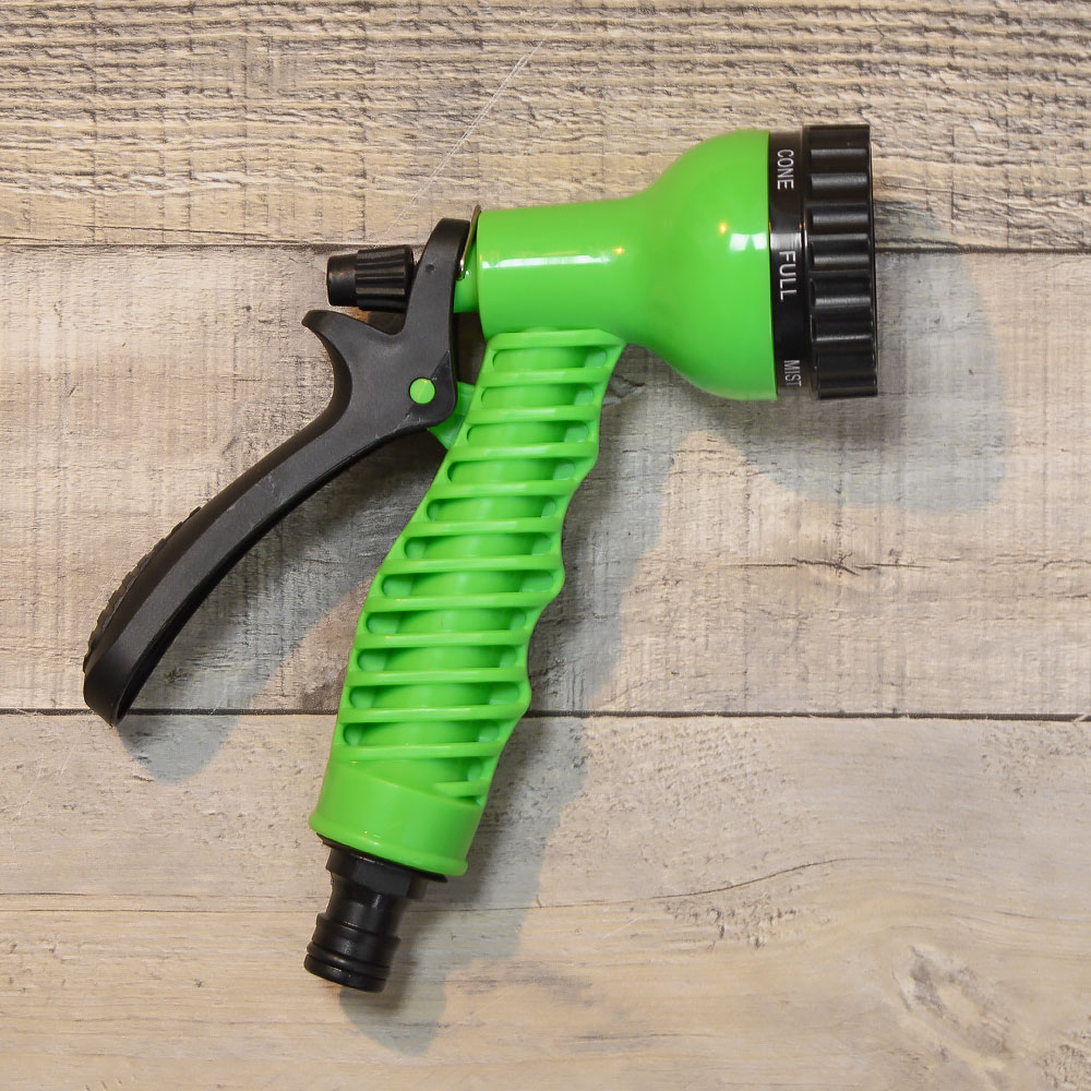 Душ-пистолет для полива 7 режимов, пластик PP