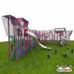 Плоский угловой комплекс «Космическая станция», 16,8×15,6×6 м