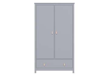 Шкаф Wood 2-х створчатый (серый)