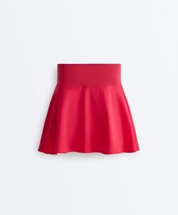 Oysho Юбка High rise Compressive, красный