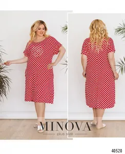 Платье 176Б-красный Minova