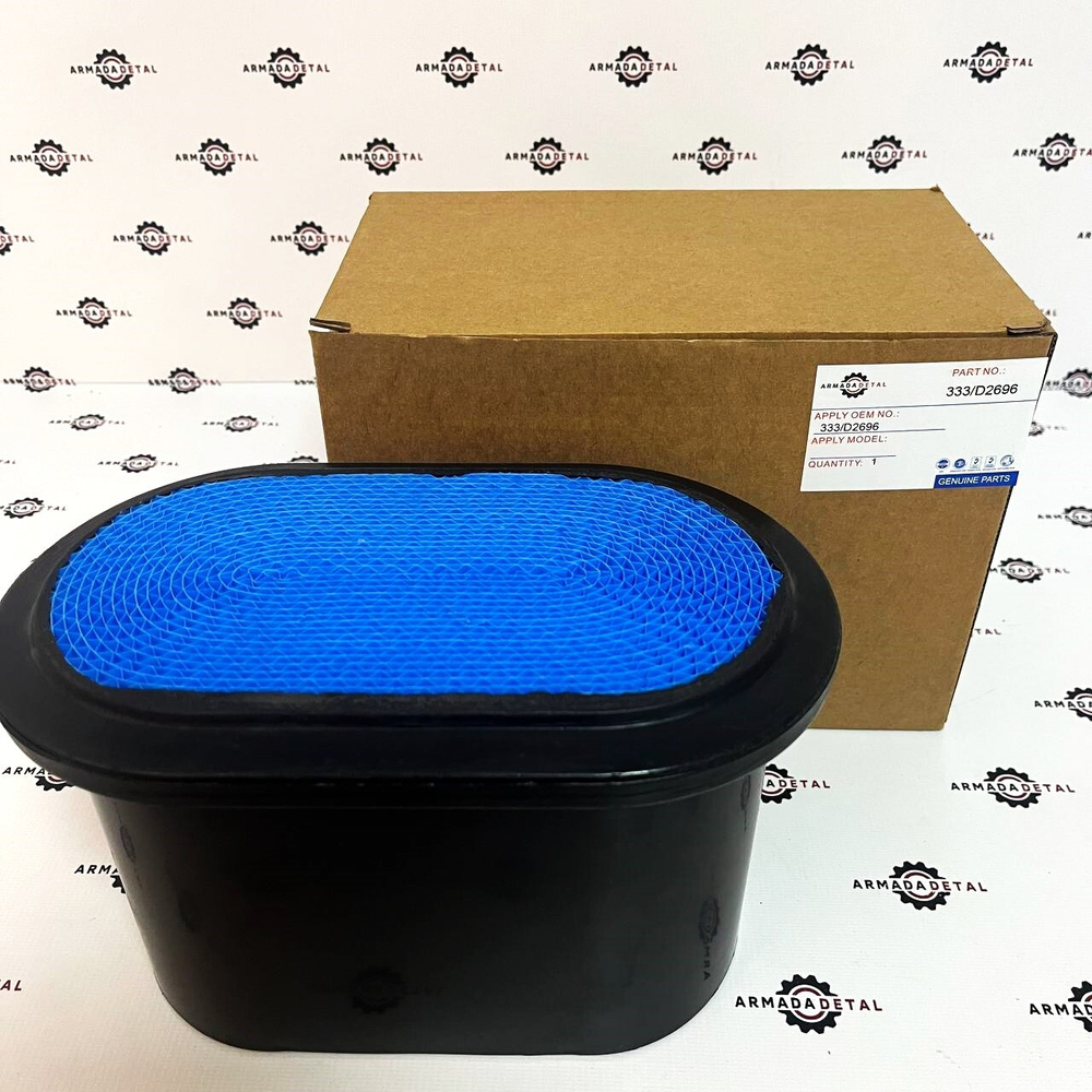 Воздушный фильтр c коробкой для спецтехники Джисиби аналог 332 D2696