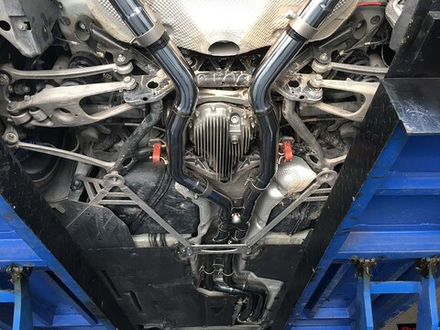 Спортивная выхлопная система с заслонками для BMW M4 F82 F83 3.0T 2014+ БМВ