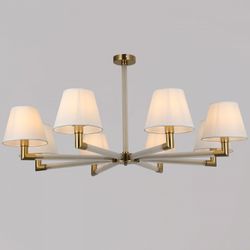 Люстра на штанге ILLUMICO BRASS IL0501-8P-79 BRASS