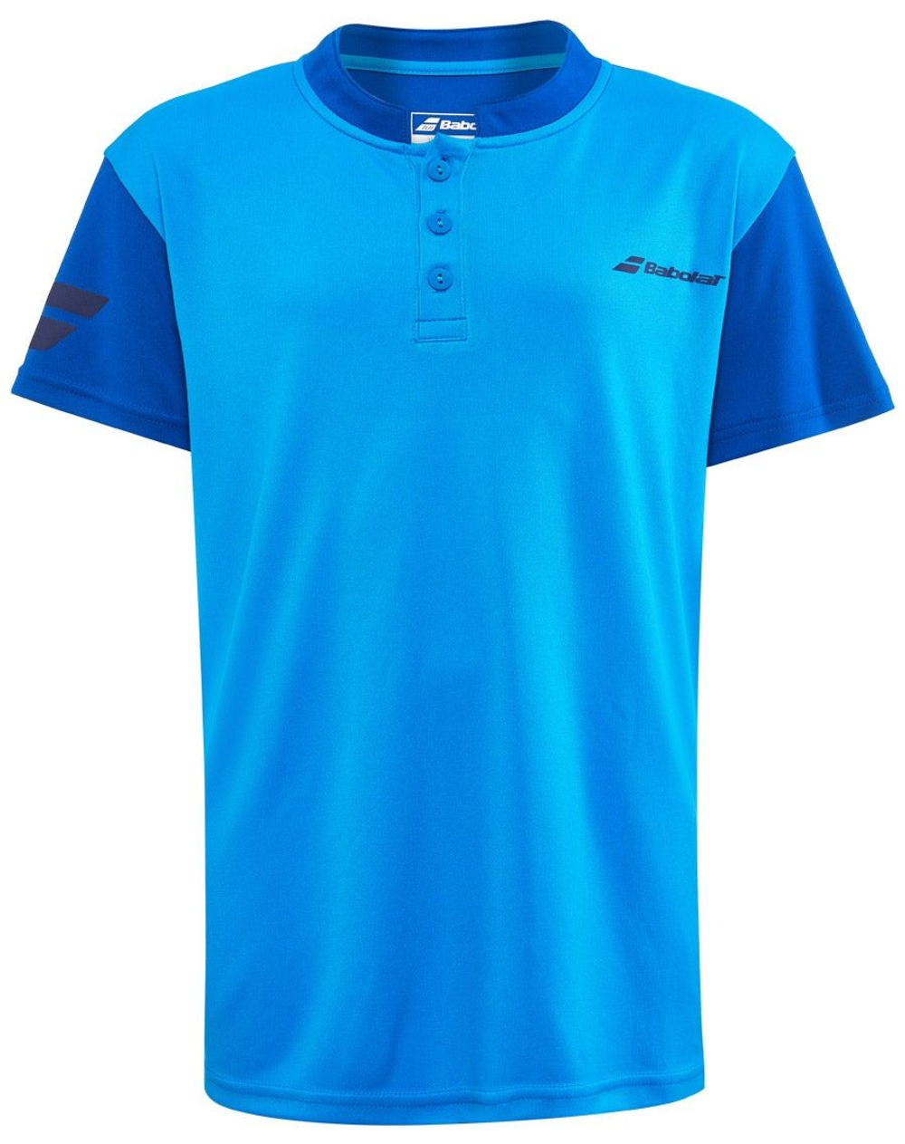 Детская теннисная футболка Babolat Play Polo Boy - blue aster