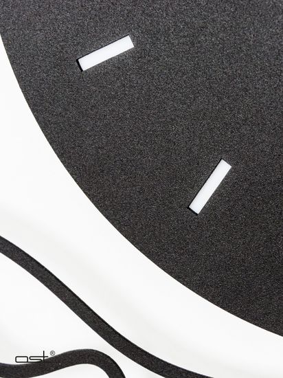 Настенные часы с подсветкой "Волны"