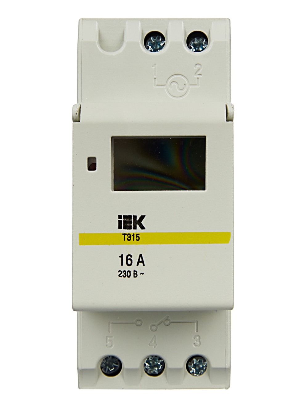 Таймер ТЭ15 цифровой 16А 230В на DIN-рейку IEK