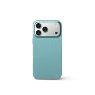 Чехол для iPhone 17 - Зернистая кожа - голубой