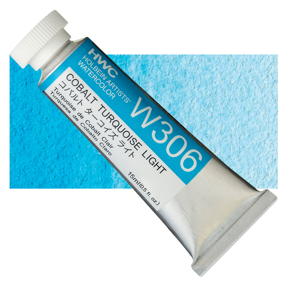 Акварель Holbein 15 мл. 306 [D] Cobalt Turquoise Light