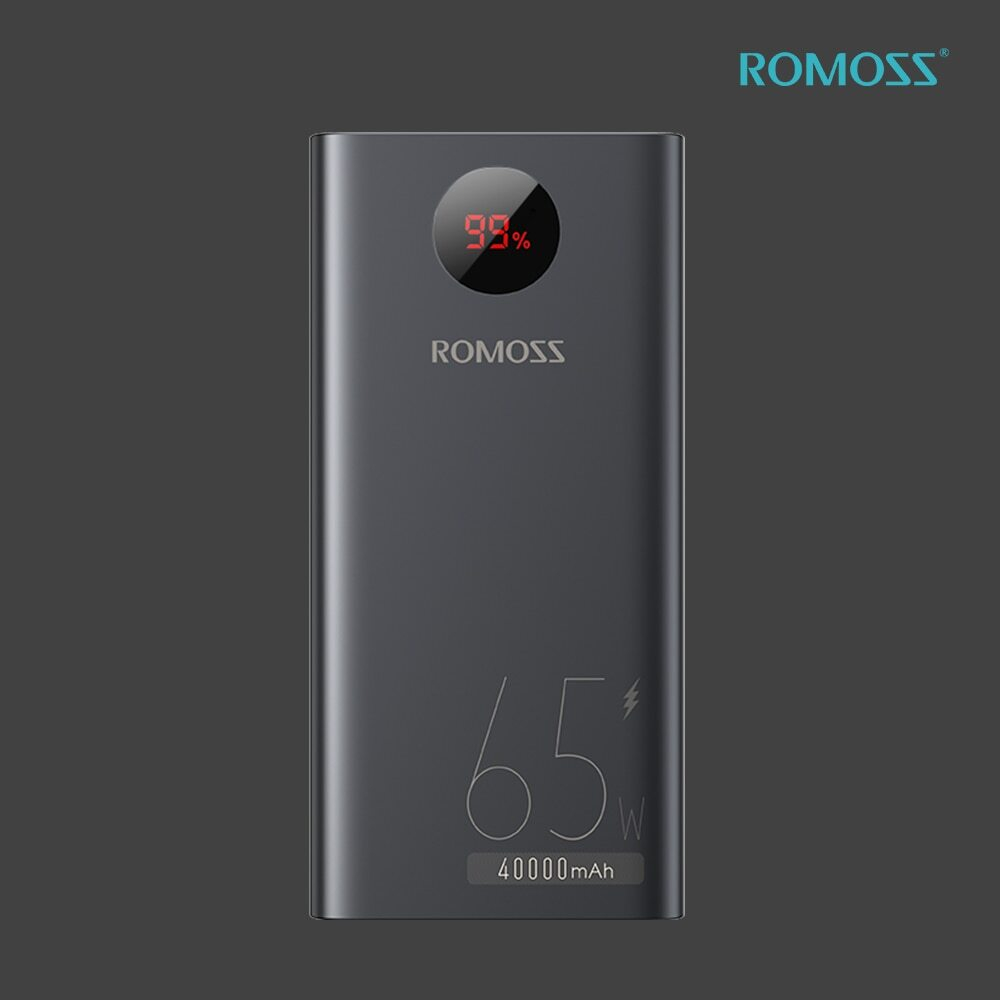 Внешний аккумулятор для ноутбуков Romoss PEA40 Pro/ 40000 mAh/ 65 Вт  быстрая зарядка/ LED - купить по выгодной цене | AFITRON.RU