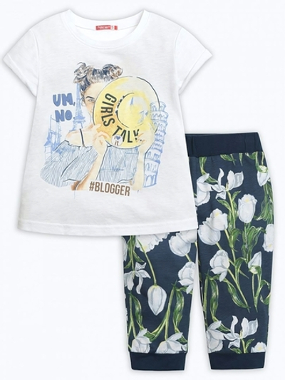 Комплект для девочек (122, Белый) GFATB4111