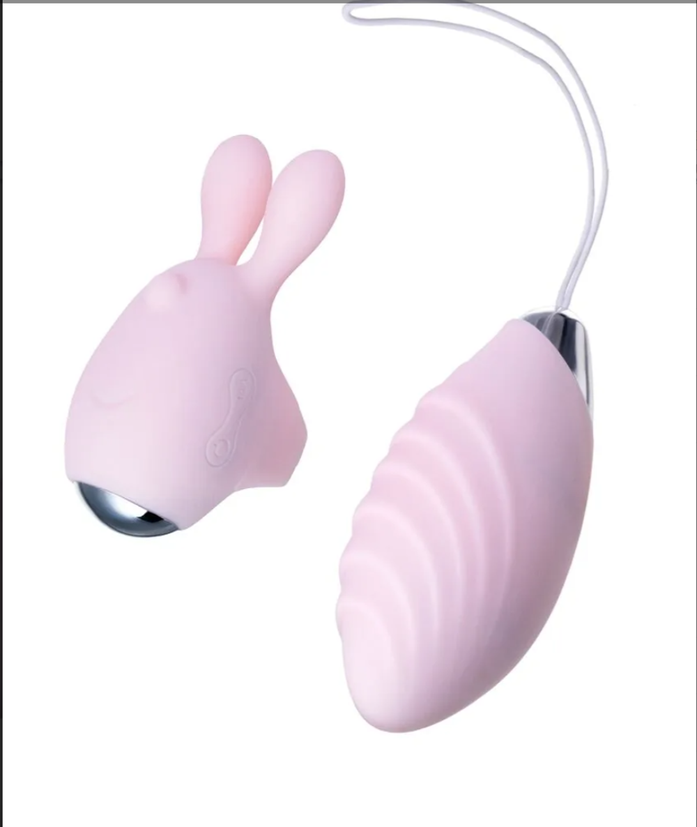 Виброяичко JOS Vita с пультом ду, бежевый